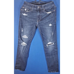 American Eagle Ne(x)t Level Flex Skinny Distressed Women's Denim Jeans Size 28